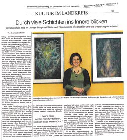 Sddeutsche Zeitung Nr.303 - Kultur im Landkreis - Durch viele Schichten ins Innere blicken